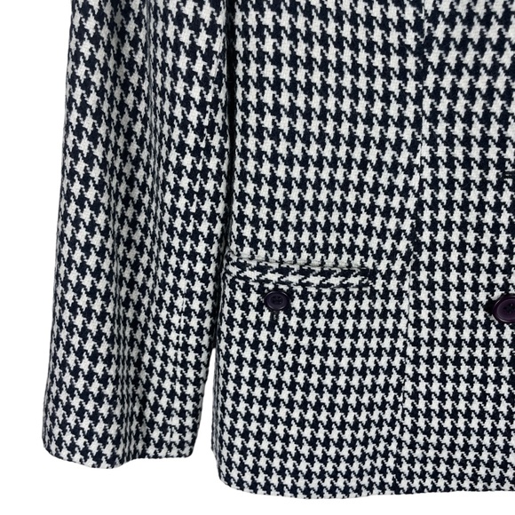Theme Black & White Houndstooth Blazer in Size Small - Picture 8 of 11